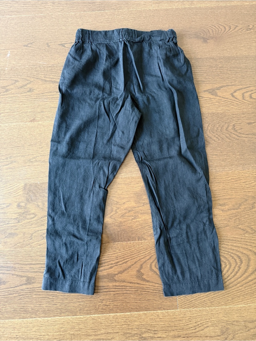 Babaton Black Drawstring Relaxed Linen pants - Picture 5 of 5